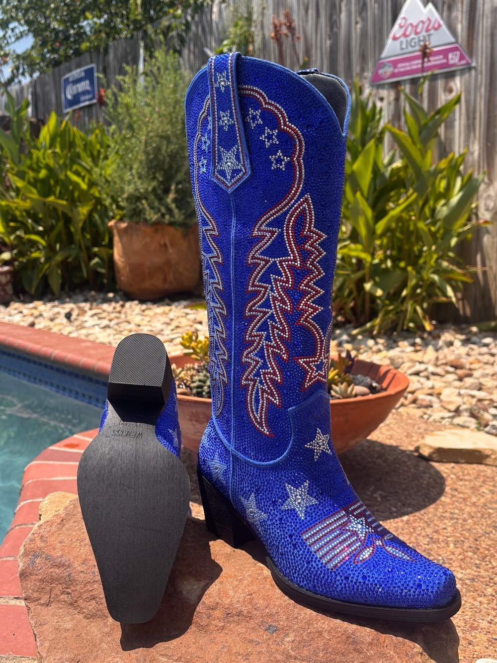 Patriotic Blue Crystal | Wetkiss